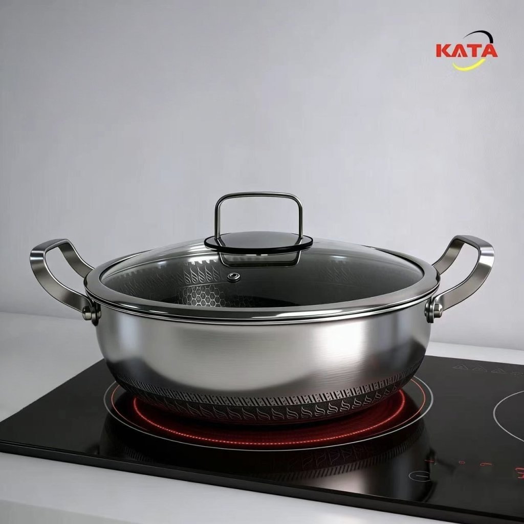 ឆ្នាំងពីរដៃមានគម្រប 30cm 32cm KATA